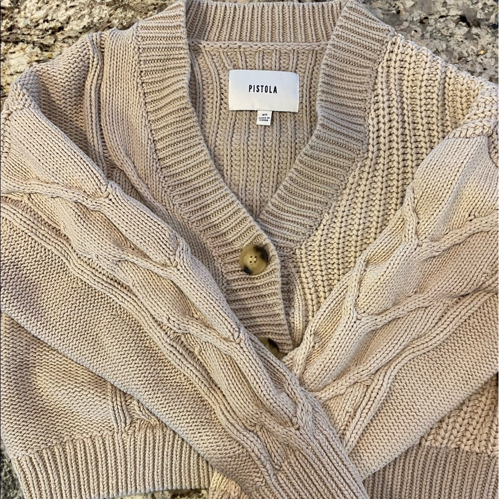 Pistola crop cardigan XS